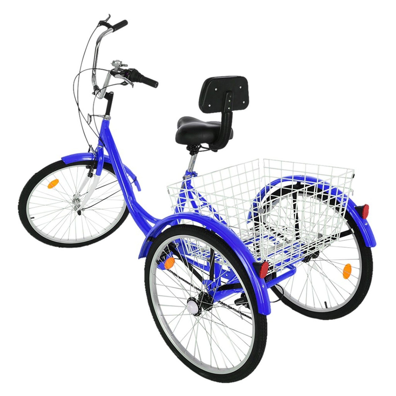 Adult Tricycle 1//7 Speed 3-Wheel For Shopping W// Installation Tools picnics New