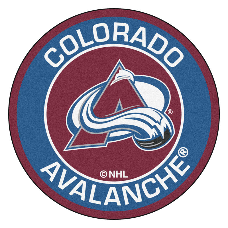 Fanmats Nhl Colorado Avalanche Roundel 27 In X 27 In Non Slip