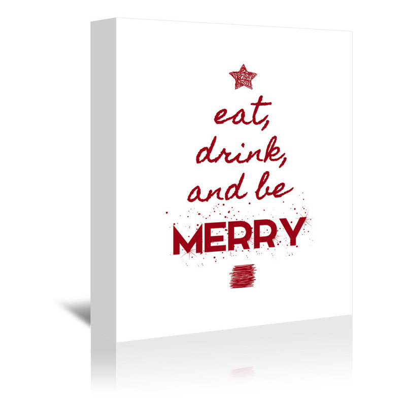 East Urban Home Kate Shephard Eat Drink And Be Merry Kids Wall Décor Wayfair