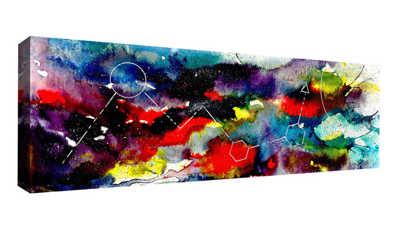 Ivy Bronx Watercolor Nebula 2 0 Giclee Watercolor Painting Print