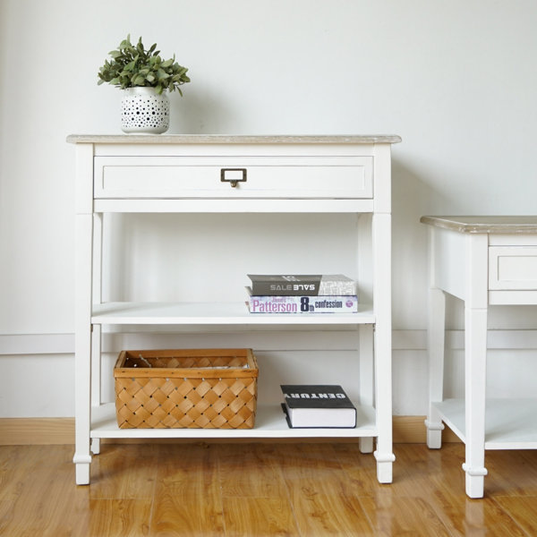 Antique White Sofa Table Wayfair