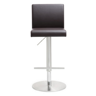 Go to store & view more images Kiara Adjustable Height Swivel Bar Stool by Orren Ellis