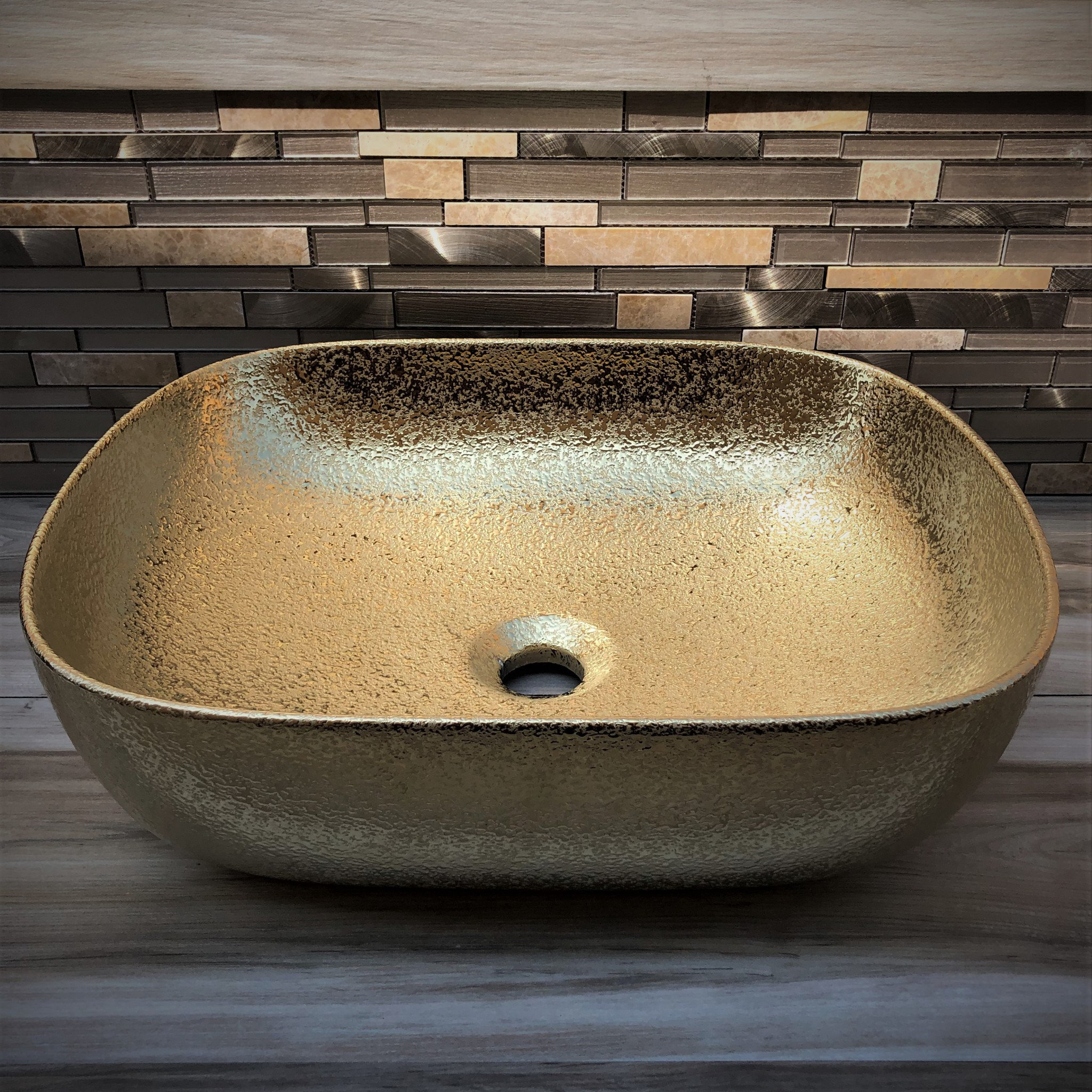 Juvia Grande Golden Imperial Vessel Sink Wayfair