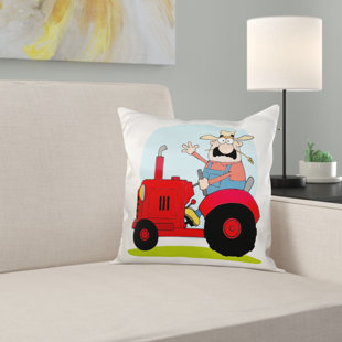 tractor pillow pet