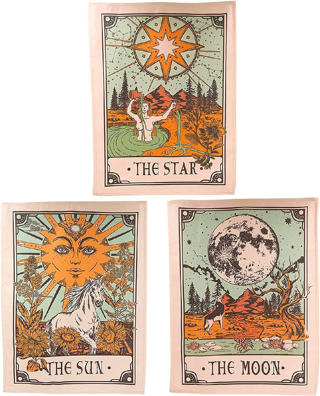 Dakota Fields Polyester Sun Moon and Star Tarot Card Tapestry | Wayfair