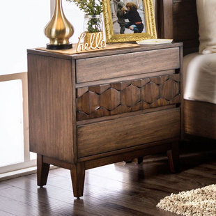 Go to store & view more images Bloomquist 3 Drawer Nightstand by Bungalow Rose