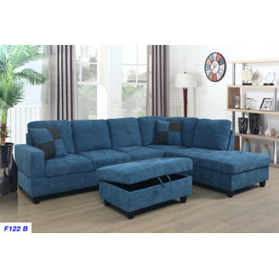 Blue Sectionals You Ll Love Wayfair Quickview