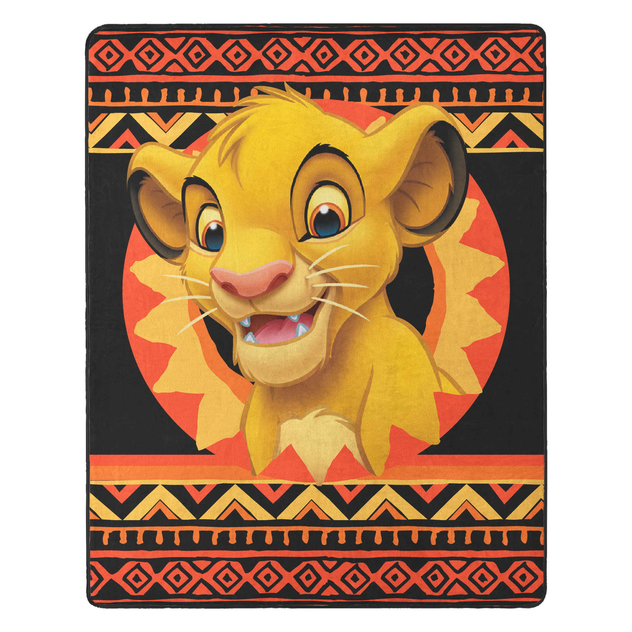 Northwest Lion King Simba Batik Silk Touch Fleece Throw Wayfair