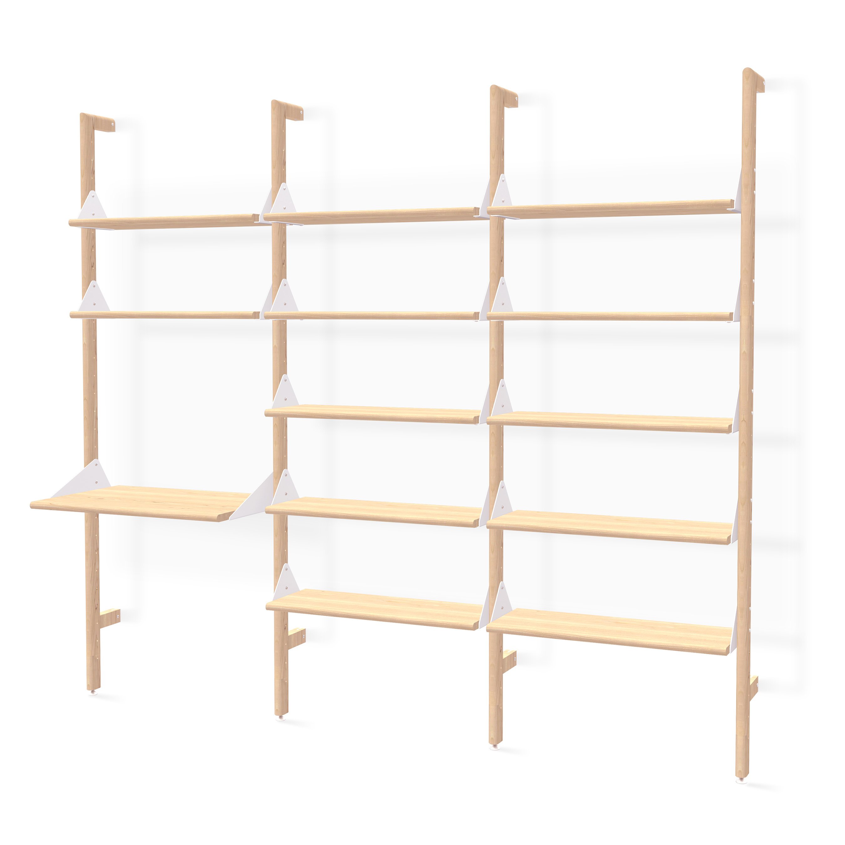Gus Modern Branch 3 Desk Shelving Unit Wayfair