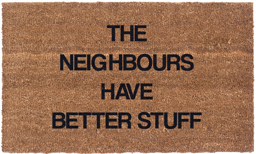 Red Barrel Studio® Halewood Better Neighbours Door Mat & Reviews Wayfair