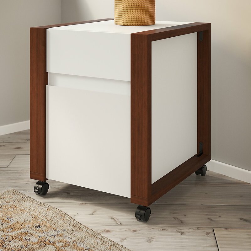 Kathy Ireland Home By Bush Furniture Voss 2 Drawer Mobile Vertical Filing Cabinet Wayfair