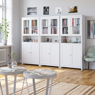 Glass Door Bookcase Wayfair Ca