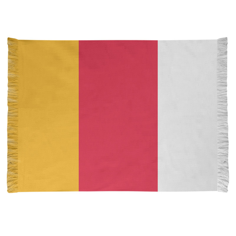 East Urban Home Kansas City Football Red Yellow Area Rug Wayfair East Urban Home Kansas City Football