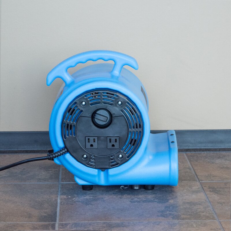 blue steel portable blower fan
