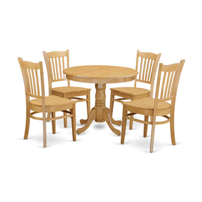 Wooden Importers 5 Piece Dining Set Size 29 Inch H X 36 W Dining Set Size 29 Inch H X 36
