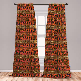 East Urban Home Safari Animal Print Room Darkening Rod Pocket