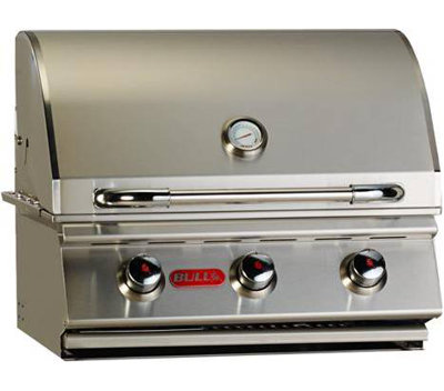 Steer Premium 3-Burner Built-In Convertible Gas Grill Bull Outdoor Fuel Type: Liquid Propane