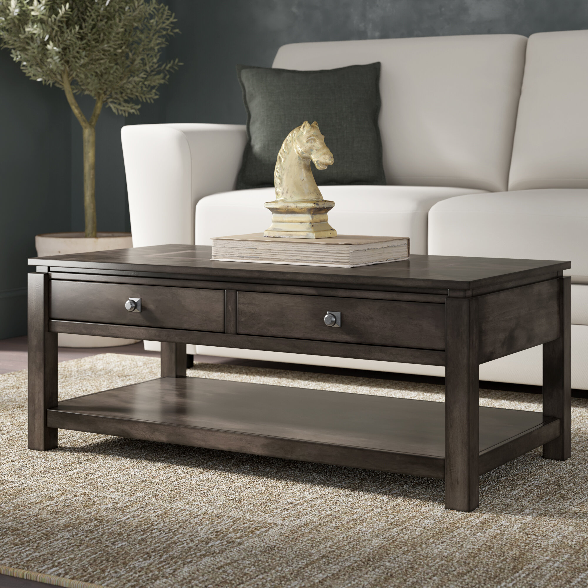 grey coffee table wayfair