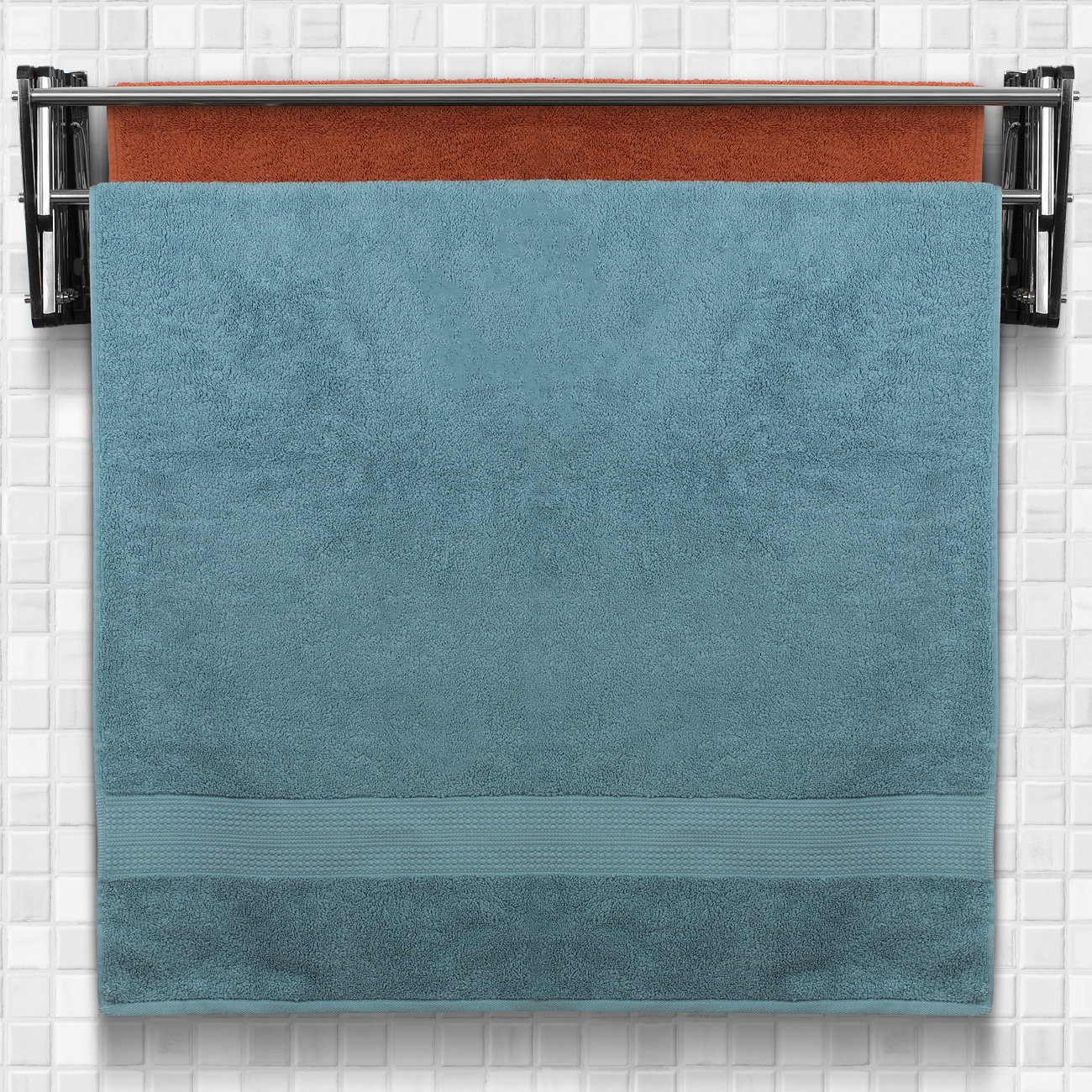 Sorbus Clothes Drying Rack Wall Mounted Space Saver 8 Bar Racks