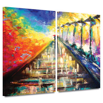 Mercer41 Lady By Susi Franco Painting Print On Rolled Canvas Reviews Wayfair