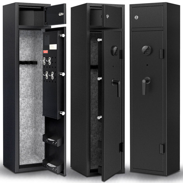 Fire-Proof Wall Safe w/Electronic Keypad Lock Home Security Storage Cash Jewelry 
