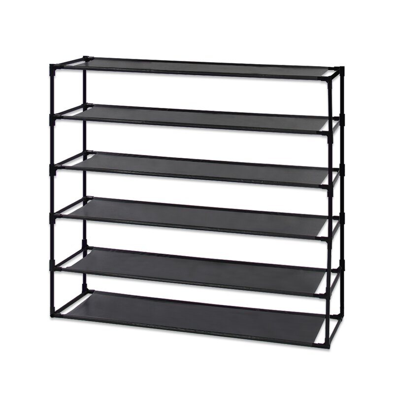 Rebrilliant 30 Pair Steel Shoe Rack Reviews Wayfair