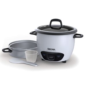 14-Cup Pot Style Rice Cooker and Food Steamer Set