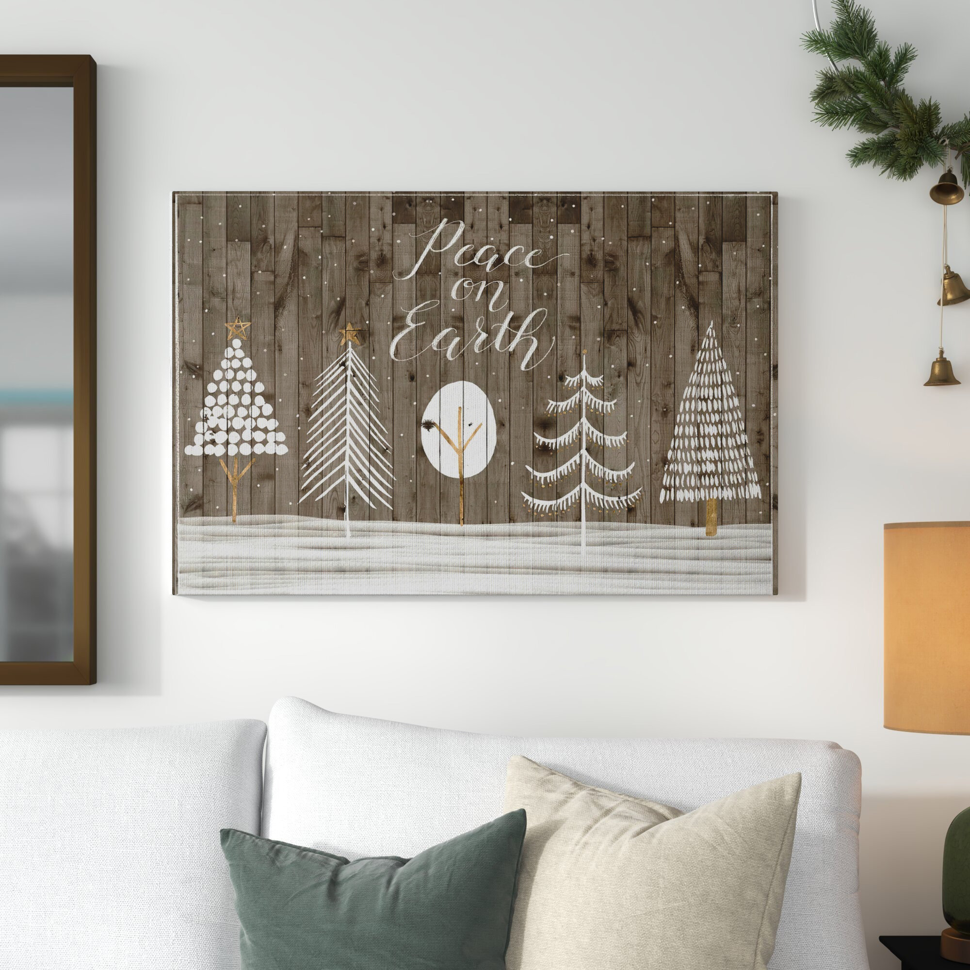 The Twillery Co.® Wooded White Christmas Collection A - Print on Canvas ...