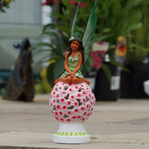 Arushad Fairy Flowerball with Solar Lights Sol 72 Outdoor