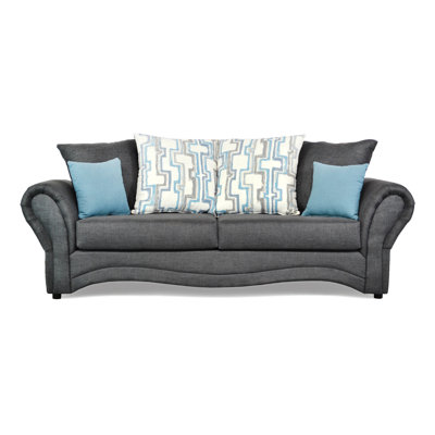 Standard Sofa Piedmont Furniture Upholstery Color Oscar Gunmetal