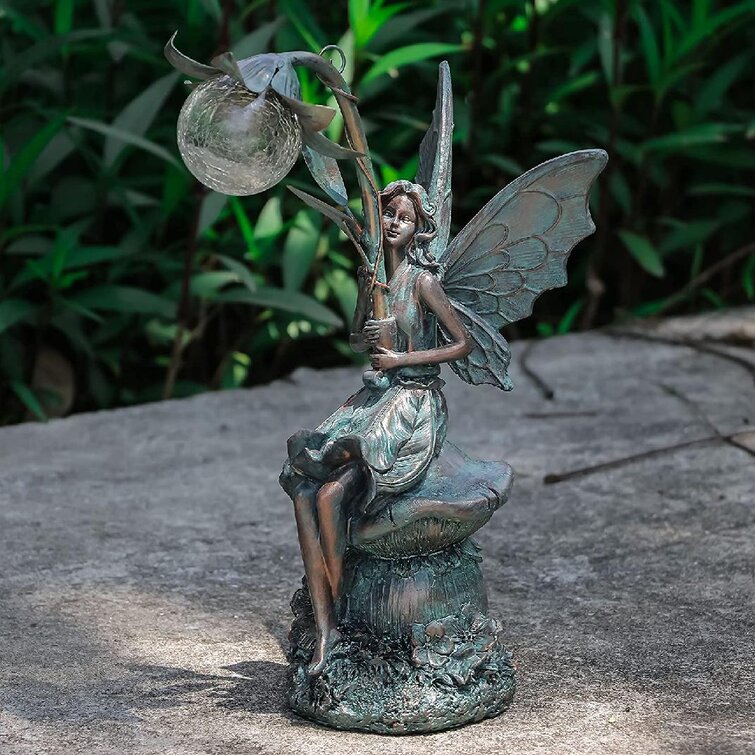 Figurine.New Woodland Pixie Bookends.Sculpture 
