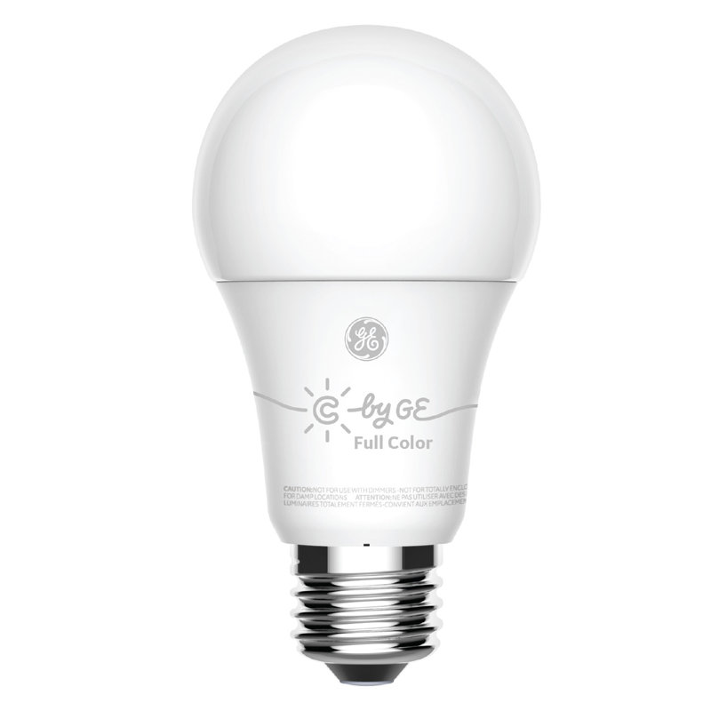 C By Ge Full Color A19 Smart Led Dimmable Bulb 60 Watt Equivalent E26 Medium Standard Base Wayfair