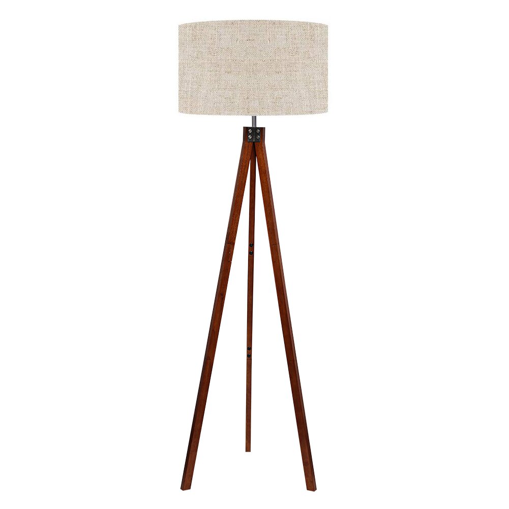 Lampara De Pie 1 Luz E27 Madera Natural Cuadrada Lampara De Pie Madera Lamparas De Pie Muebles Hierro Y Madera