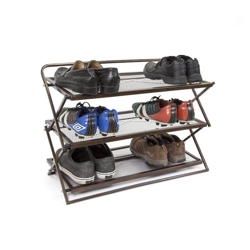 9 pair shoe rack