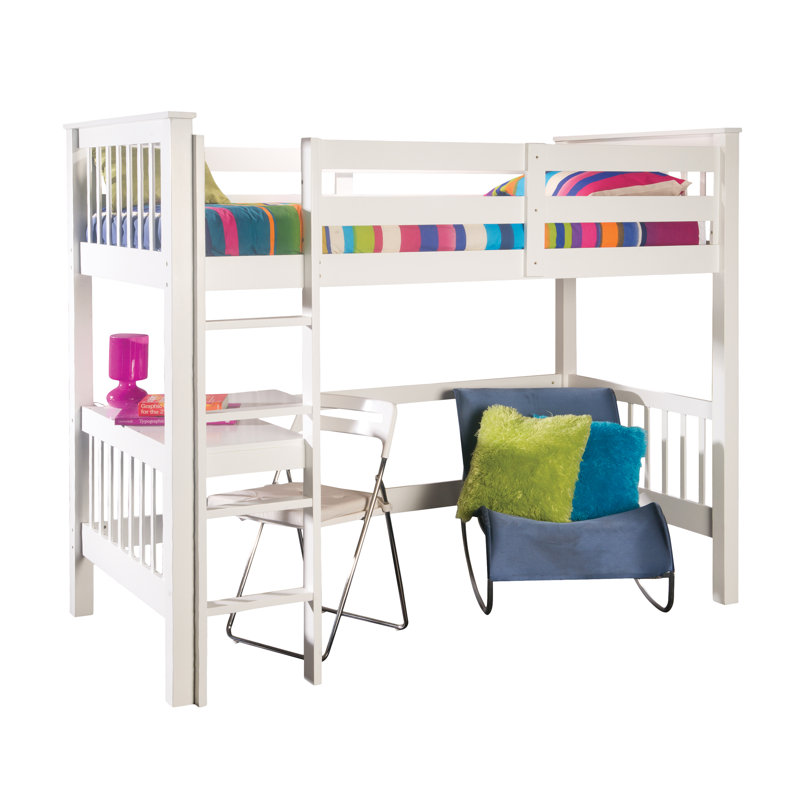 Holbrook High Sleeper Bed with Built-In Desk