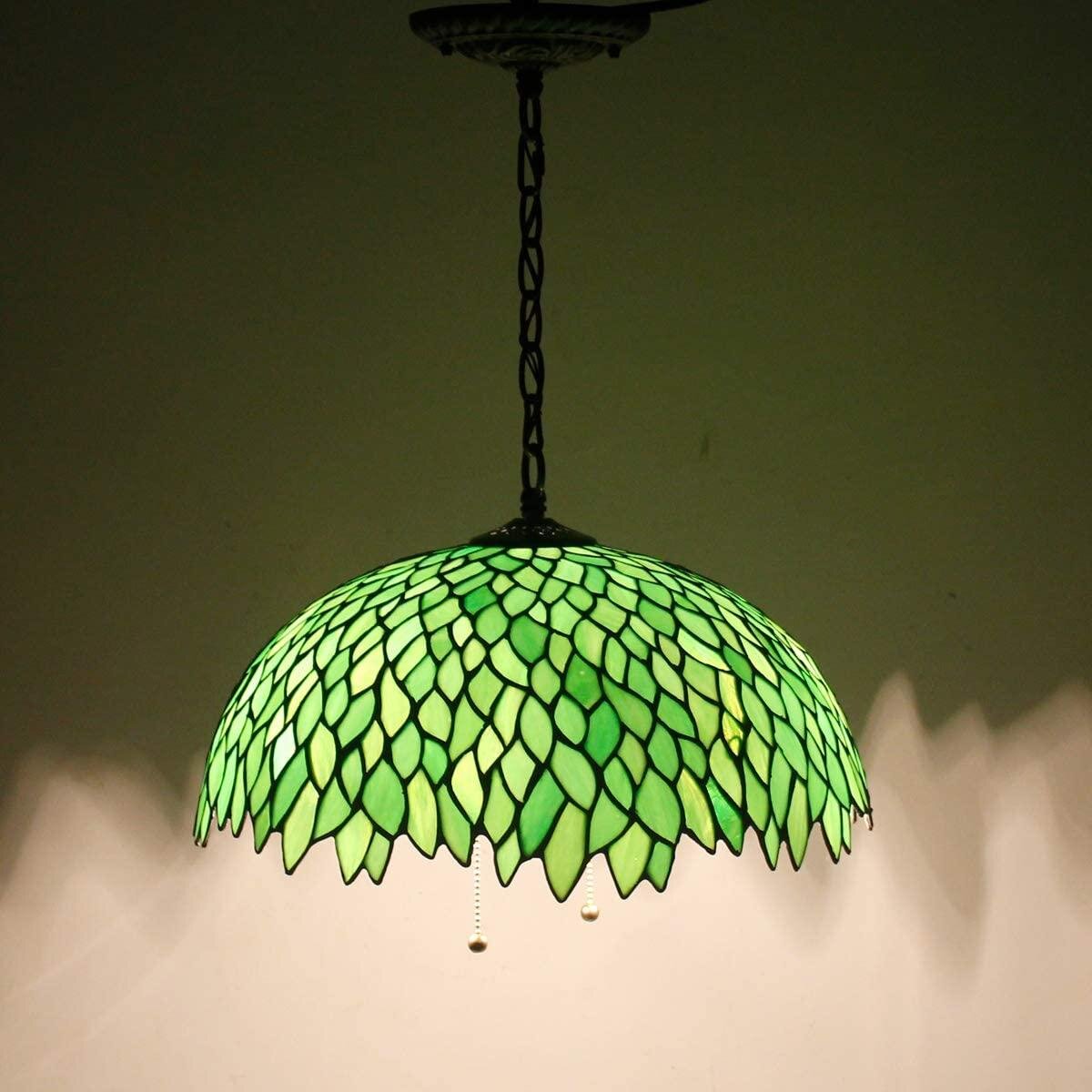 green tiffany pendant light