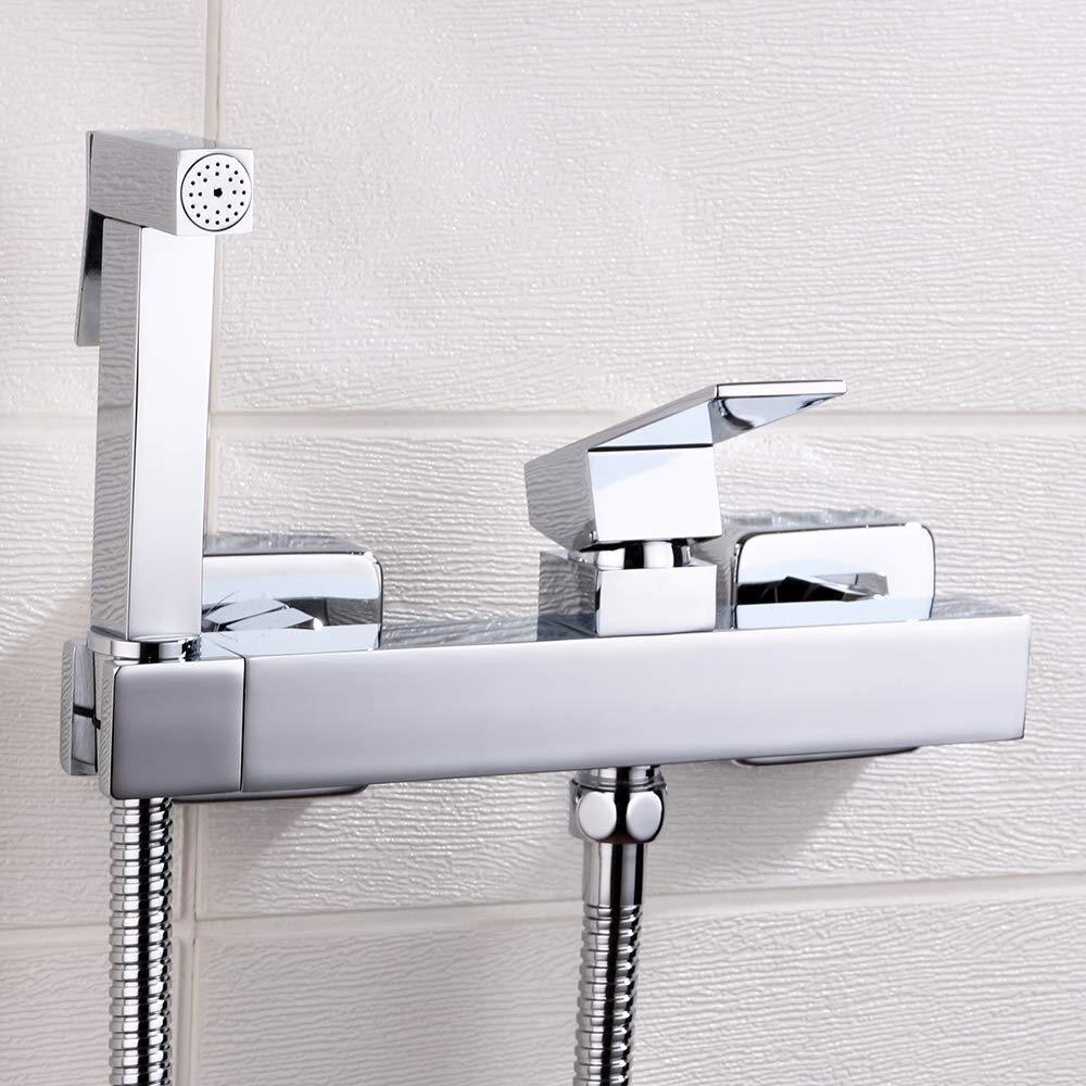 Premium Lavatory Stainless Steel Shattaf Sprayer Diaper Bidet Toilet Accessories 