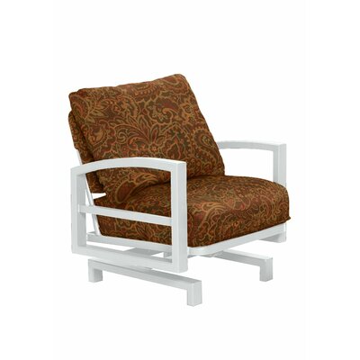 Lakeside Action Patio Chair With Cushions Tropitone Finish Snow Fabric Mozambique