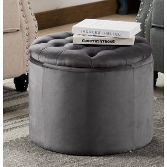 Winston Porter Alrun Tufted Square Ottoman Reviews Wayfair