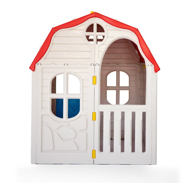 Details about   Kids Cottage Playhouse Foldable Plastic Play House Indoor Outdoor