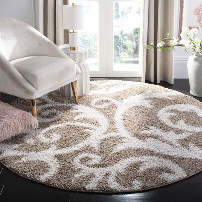 Fleur De Lis Livingbyrnedale Floral Brown Area Rug Fleur De Lis Living Rug Size Round 6 7 Dailymail