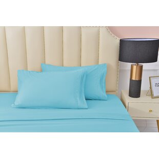 SINGLE DOUBLE KING SIZE POLY COTTON FITTED SHEET PILLOW CASES IN 22 COLOURS 