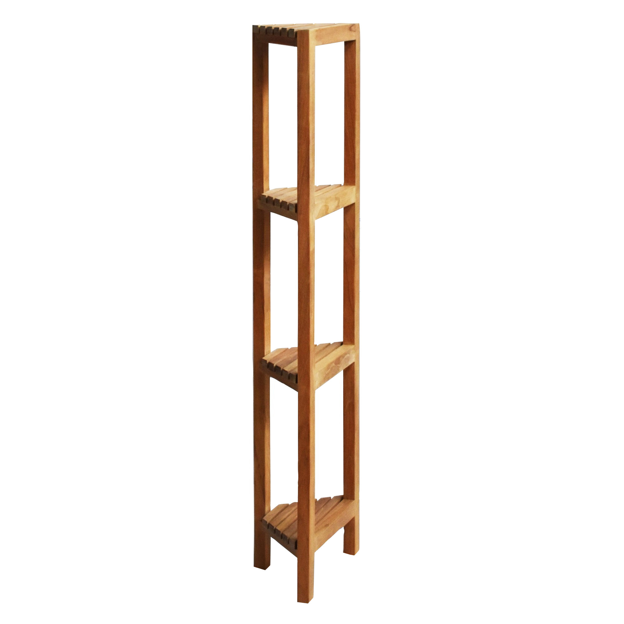 Foundry Select Dehl Solid Wood Freestanding Bathroom Shelves Wayfair