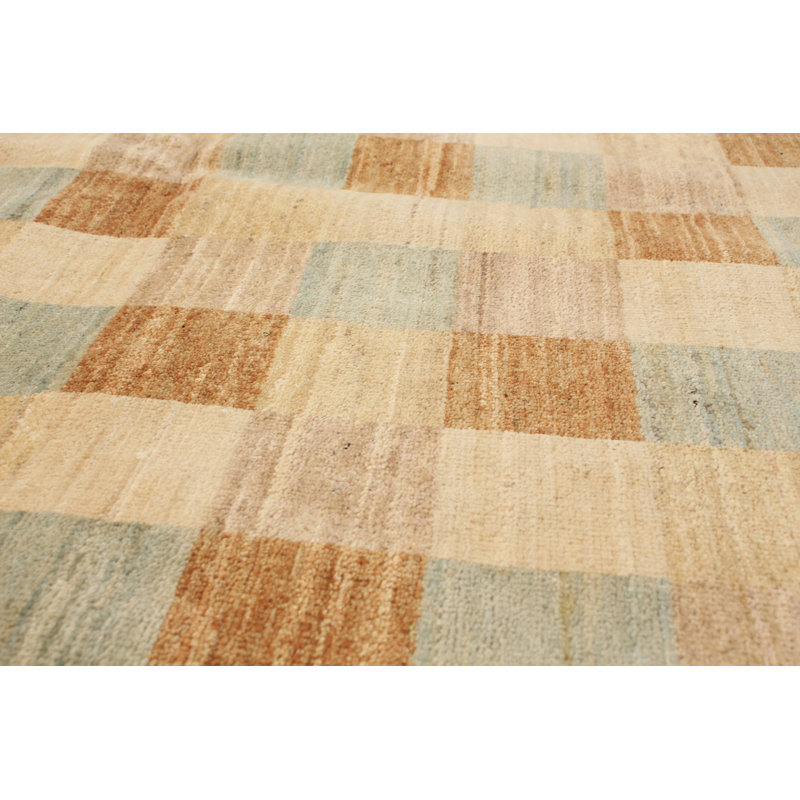 Darby Home Co One Of A Kind Camara Hand Knotted 2010s Bhadohi Beige 4 1 X 6 1 Wool Area Rug Wayfair