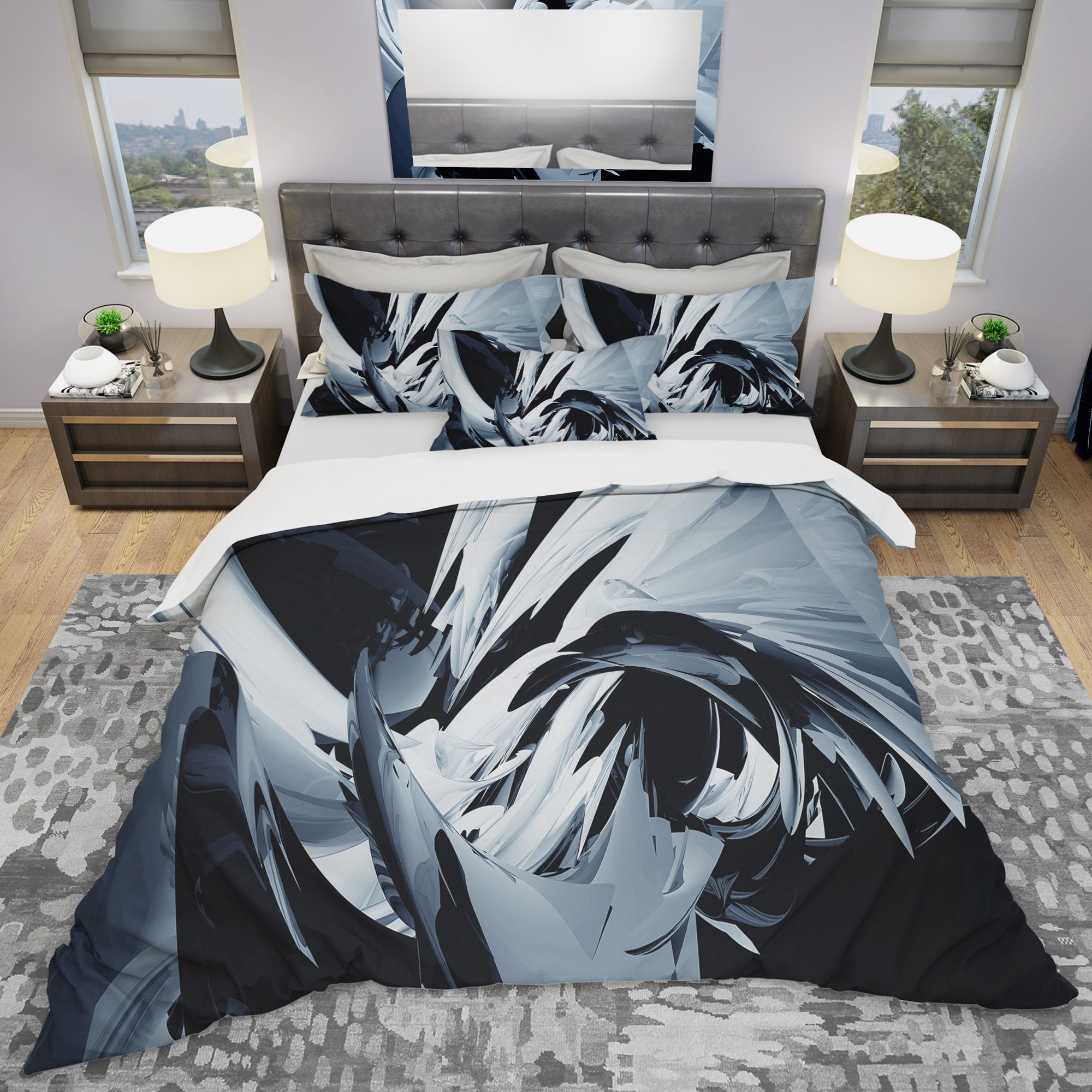 East Urban Home Modern And Contemporary Duvet Cover Set Wayfair