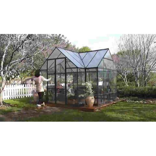 Palram Victory Orangery Chalet 12’ W x 10’ D Greenhouse & Reviews | Wayfair