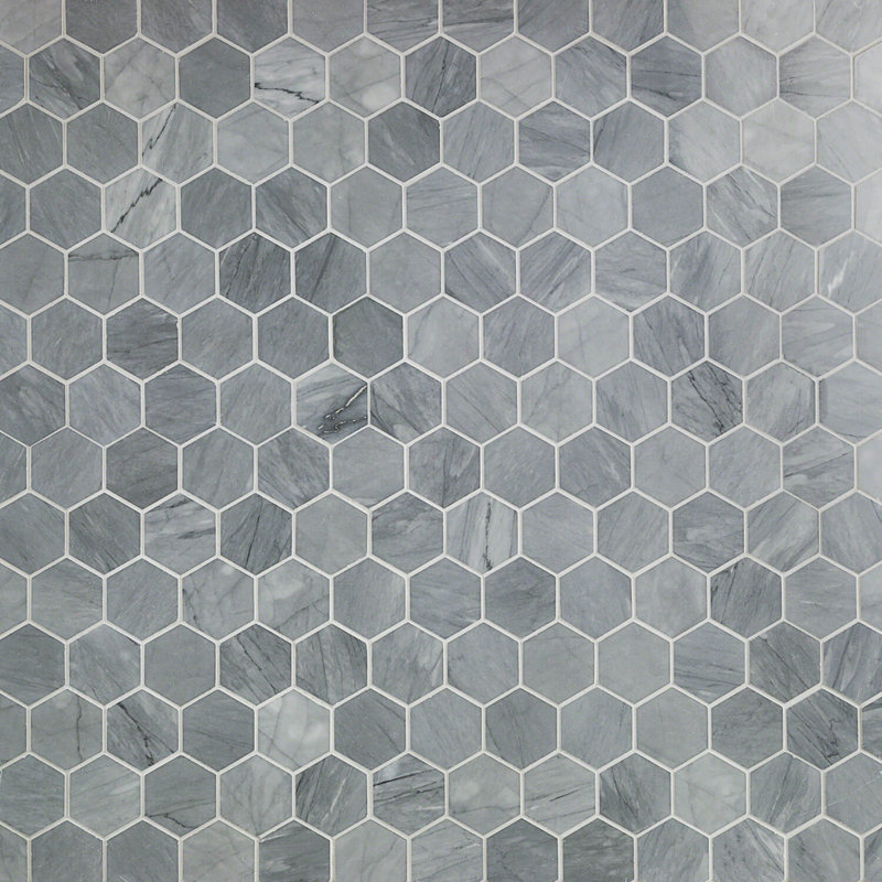 Ivy Hill Tile Stowe Hexagon Honeycomb 2 X 2 Marble Wall Floor