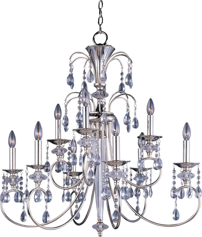 House Of Hampton Mae 9 Light Crystal Chandelier Reviews Wayfair Default Name