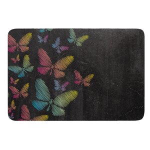 Butterflies by Snap Studio Bath Mat