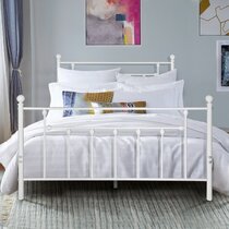 Metal White Beds Bed Frames You Ll Love In 2021 Wayfair